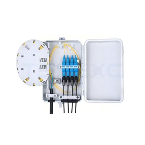 4 Core Fiber Optic Distribution Box | TX-FDB-04 | Telexc