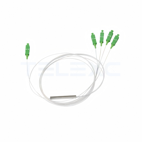 PLC Fiber Splitter 1×4 SC/APC Micro Type | Telexc