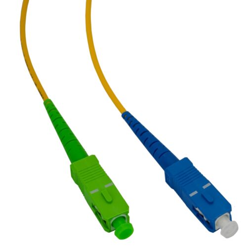 SC/UPC to SC/APC Singlemode Simplex Fiber Patch Cord (OS2 9/125) - Image 2