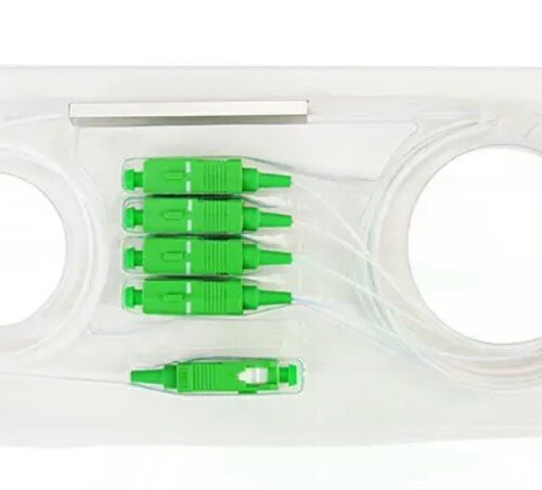 PLC Fiber Splitter 1×4 SC/APC Micro Type | Telexc