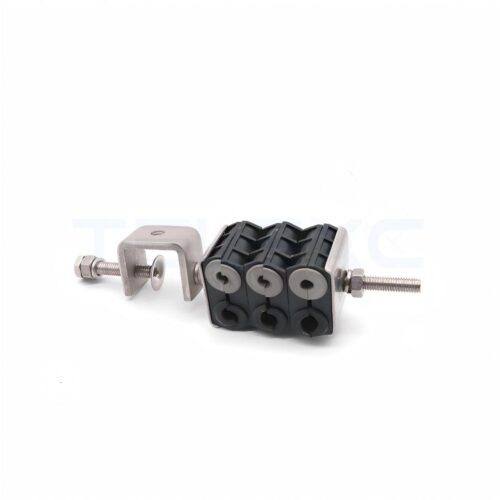 Fiber Cable Clamp for 4–7mm FO and 9–14mm Power Cable