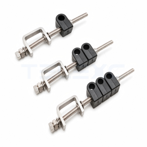 Single Hole Feeder Clamp for 5D-FB Cable - FCS Series