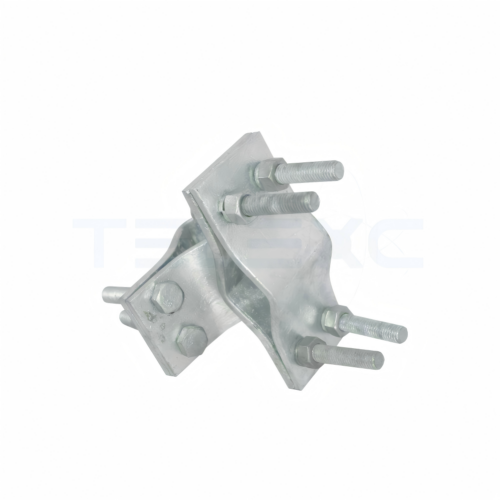 Crossover Clamp for Messenger Wire with 4 Bolts | Telexc