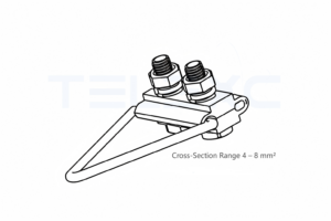 E648 Fiber Supporting Clamp for No.8 Fiber Cable | Telexc