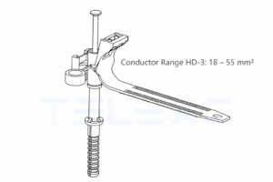 Cable Nail Clamp | HD-3 Wire Fixing Nail | Telexc