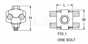 Aluminum Alloy PG Clamp Parallel Groove Clamp LC52/LC66