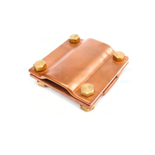 Copper Cross Joint Clamp - Tape to Tape Earthing Clamp