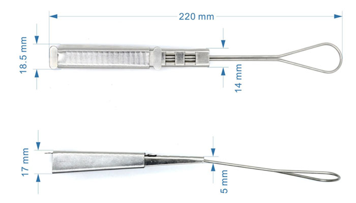 Materials and specifications of drop wire clamps