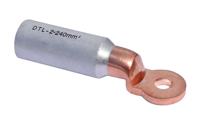 Copper-aluminum compression lug