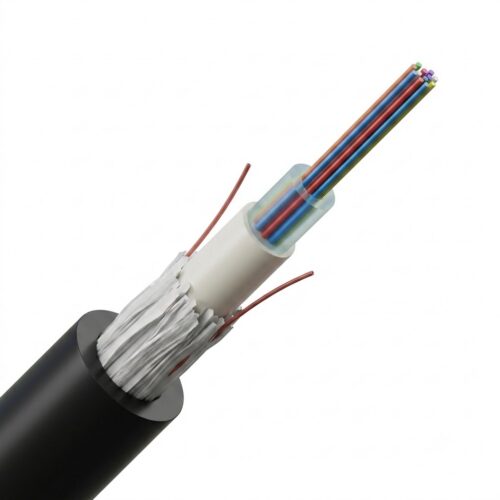 Indoor Central Loose Tube LSOH Fiber Optic Cable Structure