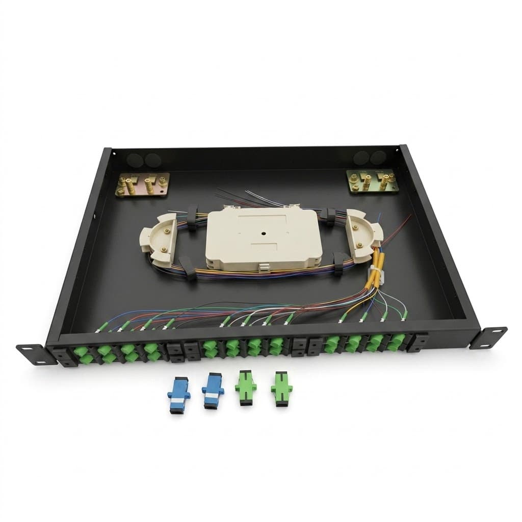 48F 1U High Density Fiber Optic Patch Panel - Image 7