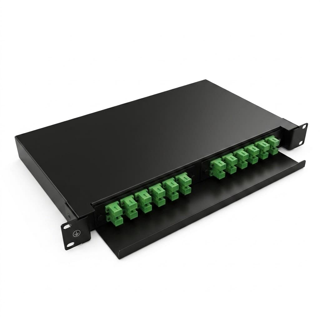 48F 1U High Density Fiber Optic Patch Panel - Image 3