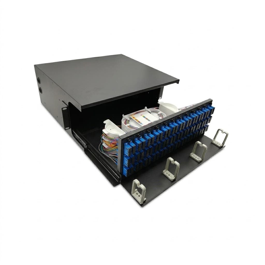 4RU Slide Rail Rack mount patch panel - Image 2