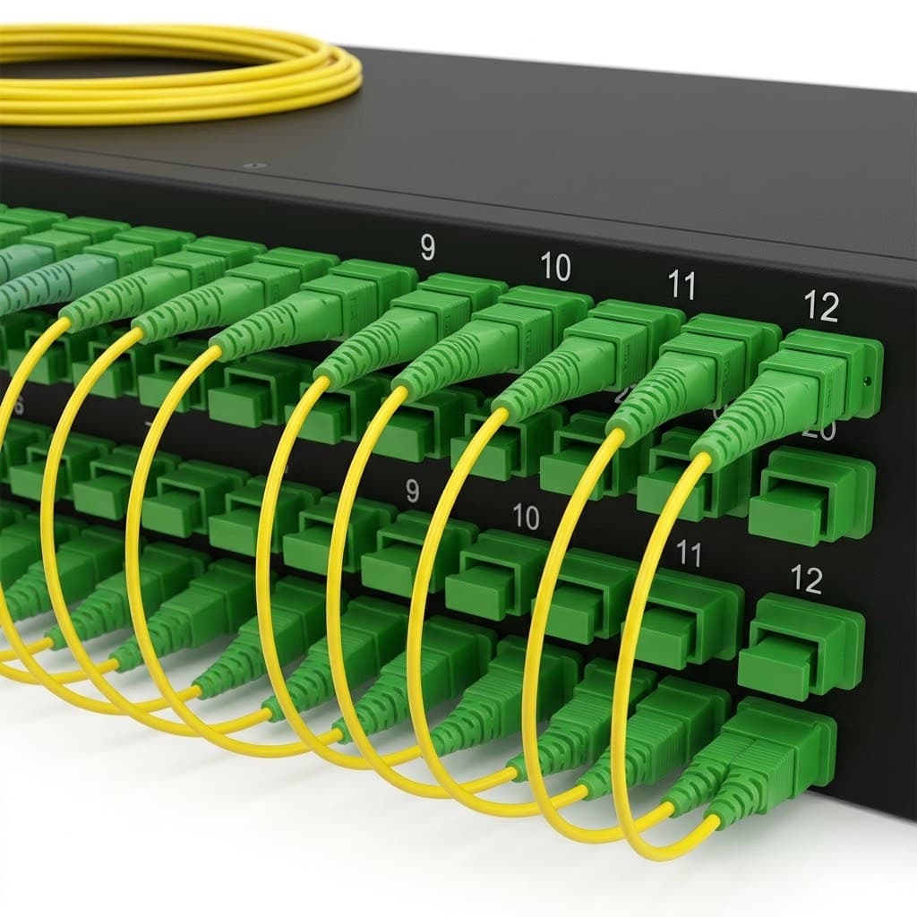 48F 1U High Density Fiber Optic Patch Panel - Image 4