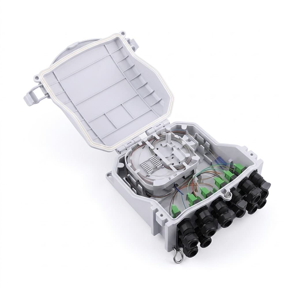 Wall Mounted Outdoor FTTH Distribution Box - Image 4