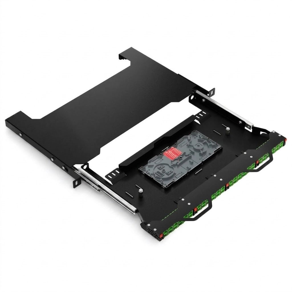 Extendable Fiber Optic Patch Panel 0.5U For 48 Splices - Image 3