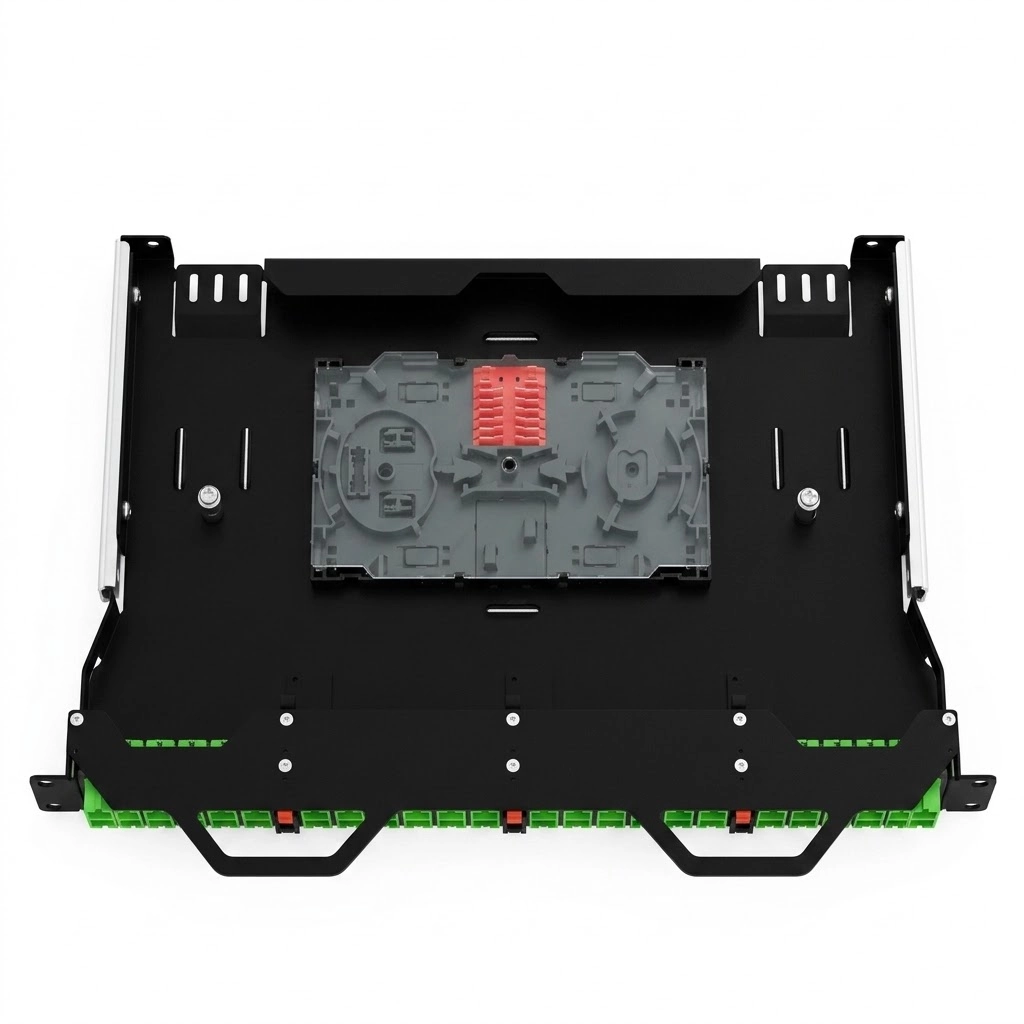 Extendable Fiber Optic Patch Panel 0.5U For 48 Splices - Image 4