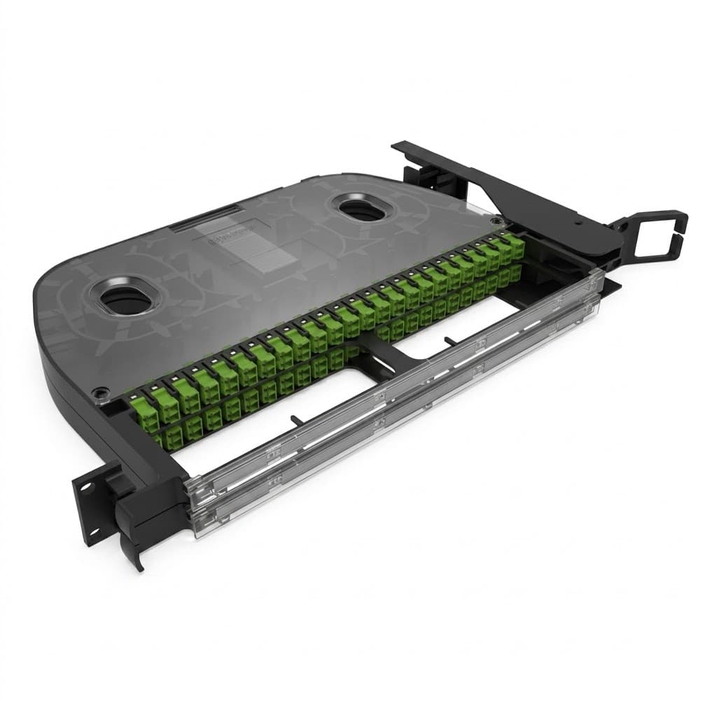 Fiber Optic Pivot Swivel Patch Panel - Image 3