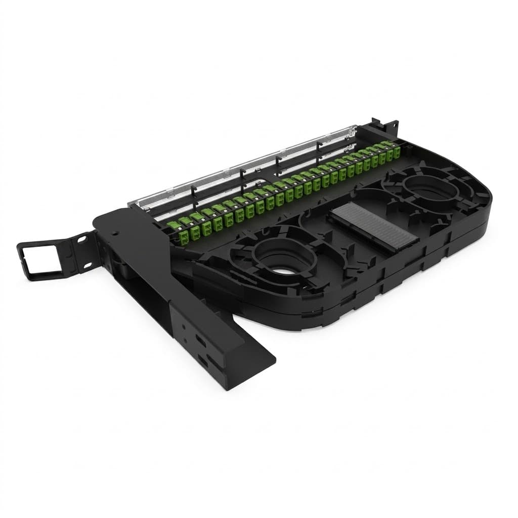 Fiber Optic Pivot Swivel Patch Panel - Image 4