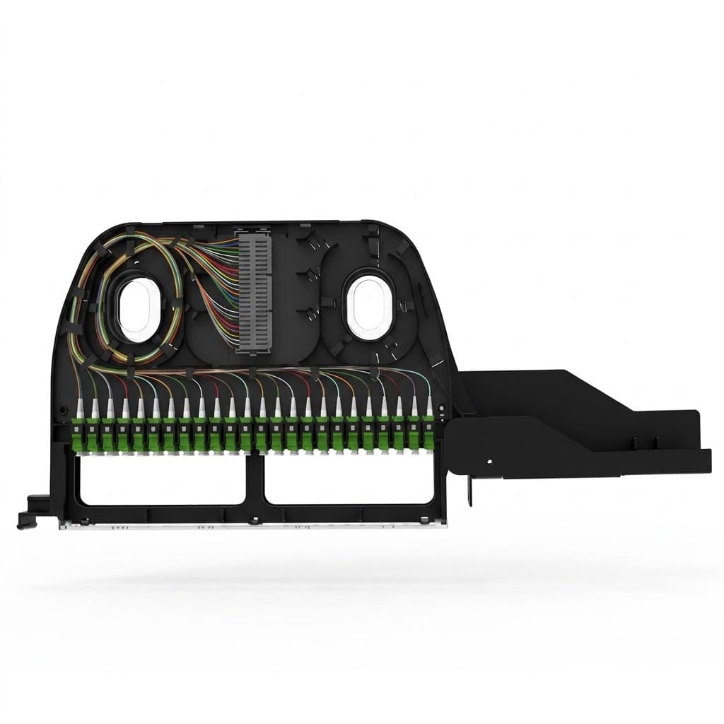 Fiber Optic Pivot Swivel Patch Panel - Image 9