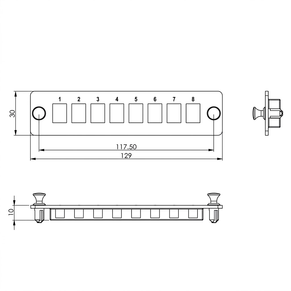 MPO Fiber Optic Patch Panel Adapter Plates - Image 9