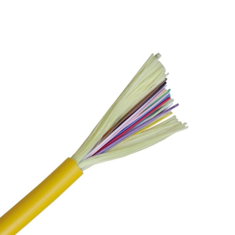 LSZH-jacketed fiber optic cable