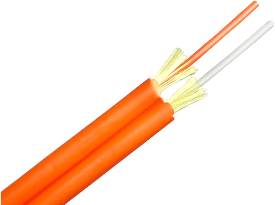 Duplex cable with shared outer jacket